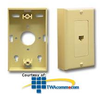 ICC Single Gang Faceplate Low-Profile Mounting Box - IC250MBS - TelephoneStuff.com