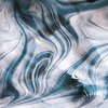 Steel Blue/Clear Baroque Glass - BR/STEEL - Spectrum Glass Company, Inc.