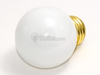 60 Watt, 125 Volt G16 1/2 White Globe Bulb - B310260 - bulbs.com