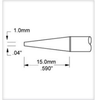 Metcal Smartheat Soldering Tip PHT-653067 - Conical Tip - 0.59 in Tip Length - 0.04 in Tip Width - PHT-653067 - R. S. Hughes Company, Inc.