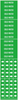 Brady B-946 White on Green Vinyl Self-Adhesive Pipe Marker - 2 1/4 in Height - 1/2 in Character Height - 2 3/4 in Length - Printed Msg = COLD WATER with Right Arrow - 7055-3C - 754476-93368 - R. S. Hughes Company, Inc.