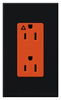 Duplex/Single Receptacle - NTR-15-IG-OR-BL - Lutron Electronics Co., Inc.