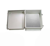 14x12x07 UL Listed Fiberglass Reinf Polyester FRP Weatherproof Outdoor IP66 NEMA 4 Enclosure, Kit bundled w/Non-Metallic Blank MNT PLT Gray - TEF141207-KIT01 - Transtector Systems, Inc.