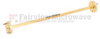 WR-10 Waveguide Section 6 Inch Straight Length With UG-387/U-Mod Round Cover Flange from 75 GHz to 110 GHz in Instrumentation Grade -- SMF-10S001-06 - Image