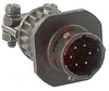 connector,metal circ,cable conn recept w/cable clamp,size 10,6#20 solder pin con - 70143368 - Allied Electronics, Inc.