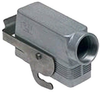 Standard, Rectangular Hood, size 77.27, Center Latch, Side PG21 cable entry - CAO-16YX21 - Mencom Corporation