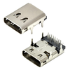 USB Connectors -- 1001-USB-C32-S-RA-CS27A-BK-30-B-T/R - Image