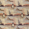 Sailboat/Lighthouse Tapestry Fabric - RH-Set Sail - Regal Fabrics, Inc.