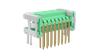 8+8 Pos. Male Plug DIL Right-Angle 3.2mm THT Connector, no Latch THT Hold-Down (T+R) -- G125-MH11605L5R