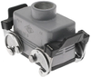 Insulated, Rectangular Hood, size 57.27, Double Latch with gasket, Top PG16 cable entry -- CMV-03G