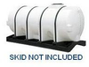 1010 Gallon Horizontal Leg Tank - A-FS1010-48 - Plastic-Mart