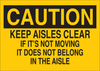Brady B-302 Polyester Rectangle Yellow Maintenance Sign - 14 in Width x 10 in Height - Laminated - 85583 - 754476-85583 - R. S. Hughes Company, Inc.