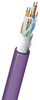 Networking Cable, Cat6A, 1000Ft, Purple; Cable Shielding Belden -- 25AK9279
