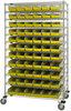Wire Shelving, 12Shelves, 110Bins, Yel; Shelving Unit Type Quantum Storage - 44AC8278 - Newark, An Avnet Company