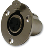 Socket, Xlr, 3Way, Round Panel; No. Of Contacts Multicomp Pro - 37AJ1301 - Newark, An Avnet Company