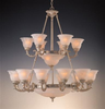 Large Chandeliers-Glass Shade - 608449 - Light Center (The)