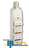 Panduit® Mini-Com MuTOA 6 Port Outlet Box - CM6P - TelephoneStuff.com