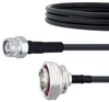 Low Loss TNC Male to 7/16 DIN Male Cable LMR-240 Coax in 24 Inch - FMCA2164-24 - Fairview Microwave Inc.