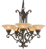 Light Single Tier Chandelier - F2030/5PAL - Murray Feiss Lighting
