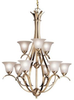2520AB Mid. Chandeliers-Glass Up - 761485 - Capital Lighting, Inc.