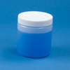 Straight Sided White or Natural Jars with Caps - 66287 - U.S. Plastic Corporation
