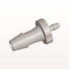 Straight Reducer Connector, Barbed, Natural - HSR52 - Qosina Corp.