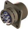 Circular Connector, Receptacle, Size 18, 10 Position, Box; Military Specification Amphenol Industrial - 08J5220 - Newark, An Avnet Company