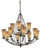 F2605/8+4MBZ Mid. Chandeliers-Glass Up - 610737 - Capital Lighting, Inc.