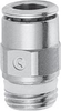 Brass Push-in Fittings - BSP/Metric Size -- S6510 4-1/8 - Image