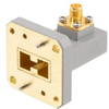 WRD-750 to SMA Female Waveguide to Coax Adapter UG Square Cover with 7.5 GHz to 18 GHz in Copper Alloy -- FMWCA1114