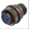 connector,metal circ,straight plug,size22,3 #12 solder socket cont,olive drab - 70108638 - Allied Electronics, Inc.