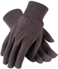 PIP 95-808 Brown Cotton/Polyester Full Fingered Work & General Purpose Gloves - Straight Thumb - Uncoated - 10.2 in Length - 616314-04230 - 616314-04230 - R. S. Hughes Company, Inc.