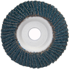 Merit ZA Coarse Center Mount Aluminum Conical Flap Disc -- 08834193431 - Image
