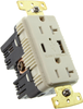 Usb Charger Rcpt, 2Port, 20A/125V, Almnd; Product Range Hubbell Wiring Devices - 58AC0208 - Newark, An Avnet Company