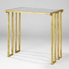 Greek Key Mirror Side Table - FTA15 - Vaughan Designs, Inc.