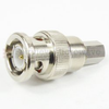 SMC Male (plug) to BNC Male (plug) Adapter, 1.35 VSWR -- SM3684 - Image
