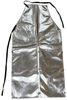 Chicago Protective Apparel Aluminized Rayon Welding & Heat-Resistant Apron - 24 in Width - 48 in Length - 550-AR-48-SW -- 550-AR-48-SW - Image