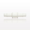 Straight Connector, White, Barbed - 11903 - Qosina Corp.