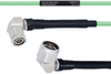 Temperature Conditioned Low Loss RA TNC Male to RA N Male Cable LL142 Coax in 24 Inch - FMHR0173-24 - Fairview Microwave Inc.