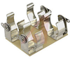 Battery Holder; C; 0.875 in. to 1.125 in.; Rugged Steel; Clip Mount; 2 - 70182575 - Allied Electronics, Inc.