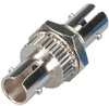 Fiber Optic Couplings, ST-ST, 3/8 Diameter Mounting, Single-Mode, Simplex, Ceramic Sleeve, Metal Flange - FOT110 - Visual Sound, Inc.