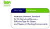 American National Standard for Air Sampling Devices - Diffusive Type for Gases & Vapors in Working Environments - Electronic Copy -- ANSI/ISEA 104-1998 (R2009)