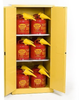 Eagle 60 gal Yellow Hazardous Material Storage Cabinet - 048441-00380 - 048441-00380 - R. S. Hughes Company, Inc.