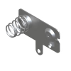 Battery Contact w/ Tab and Lance,Dual (Right) - 5217 - Keystone Electronics Corp.