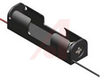 Hldr, Battery; AAA; 0.512 in.; Polypropylene; PC Mount; 1; Spring; Wire Leaded - 70182755 - Allied Electronics, Inc.