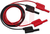 Test Lead, Banana; 1000 V (RMS); 20; Red; CE Marked - 70197112 - Allied Electronics, Inc.