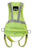 3M 3-In-One 1808 Yellow 2XL Vest-Style Body Harness - Polyester Webbing - 078371-00200 -- 078371-00200 - Image