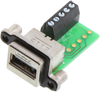 Adapter, 4P Usb Typ A Rcpt-5P Term Block; Inter Series Connector A Amphenol Communications Solutions - 07W6584 - Newark, An Avnet Company