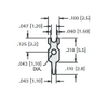 Slotted Type THM Test Point - 1034 - Keystone Electronics Corp.