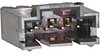Header; Shrouded; Vertical; Brass; Thermoplastic; 4; 0.1 in.; Gold; 0.025 in. - 70042085 - Allied Electronics, Inc.